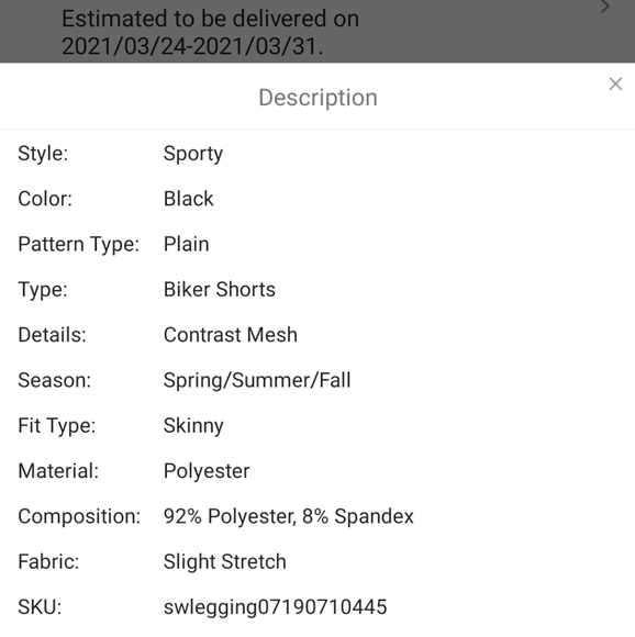 High Waisted Mesh Sheer Bike Shorts - Picture 6 of 9